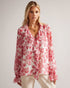 LAURENT-Tops-Ruffle Blouse With Metal Ball Trim- Ted Baker Romania